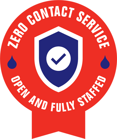 COVID-19 Roto-Rooter Zero Contact Service Badge